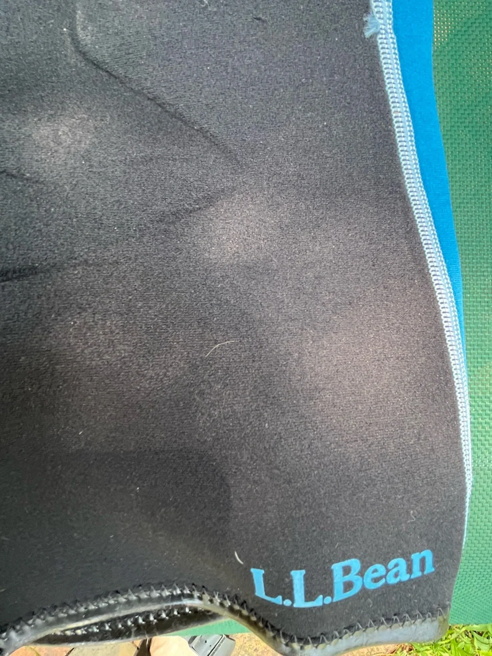 LL BEAN  Black 1/2 WETSUIT with Blue Trim BOYS 10/12